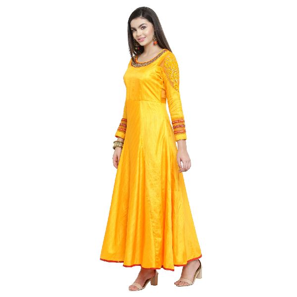 plain silk kurtis