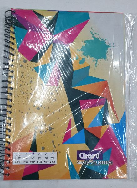 A4 SPIRAL NOTEBOOK 500 PAGES CHARU
