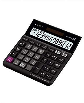 Square Plastic CALCULATOR WJ-120D PLUS CASIO, for Bank, Office, Personal, Shop, Style : Digital