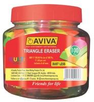 ERASER TRIANGLE JAR AVIVA, Feature : Attractive, Durability, Easy To Use, Lightweight, Low Maintenance