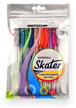 MULTICOLOUR SPARKLE / GLITTER SET SKATERS NATARAJ, for Promotional Gifting, Writing, Style : Antique