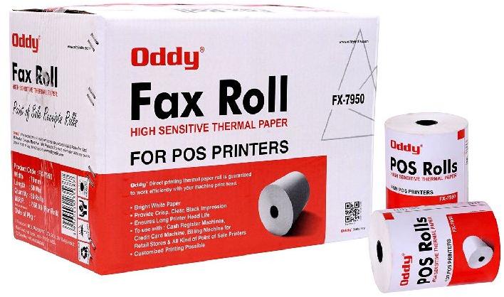 Thermal Paper Roll FX-7950 Oddy, Feature : Eco Friendly, Fine Finish, Premium Quality, Recyclable