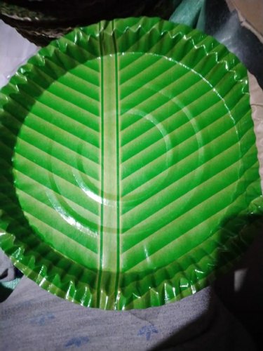 Disposable Green Paper Plates