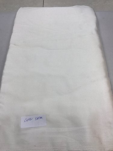 Cotton Satin Fabric, Size : lump