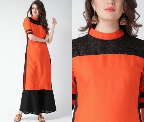 Plain Linen fancy kurti, Size : M, S, XL, XXL, XXXL