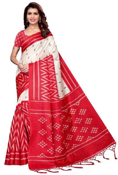 Khadi Silk Saree, Feature : Anti-wrinkle, Breathable, Shrink-resistant