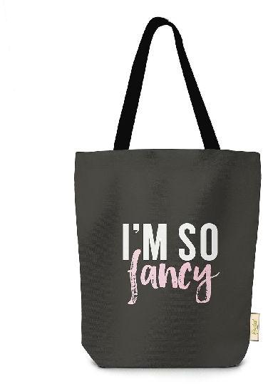 Printed Polyester Fancy Tote Bag, Feature : Elegant Designs