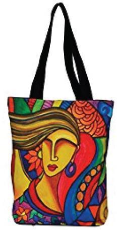 Cotton Printed Tote Bag, for Advertising, Feature : Easy Washable, Elegant Designs