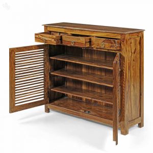 Wooden Shoe Cabinet, Feature : Attractive Designs, High Strength, Termite Proof