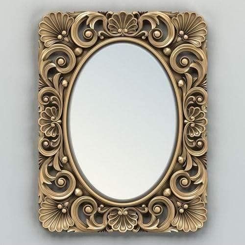 Fiber Mirror Frame