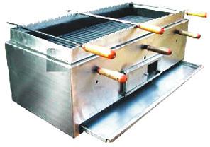 Own Stainless Steel Barbecue Stove Oven Grills, Color : Silver