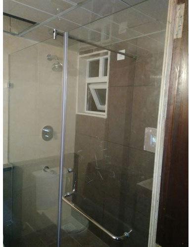 Plain Frameless Glass Shower Partition, Door Type : Hinged/ Pivot, Sliding