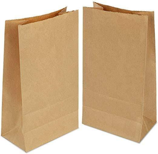 Brown Paper Bags, for Gift Packaging, Shopping, Pattern : Plain, Printed