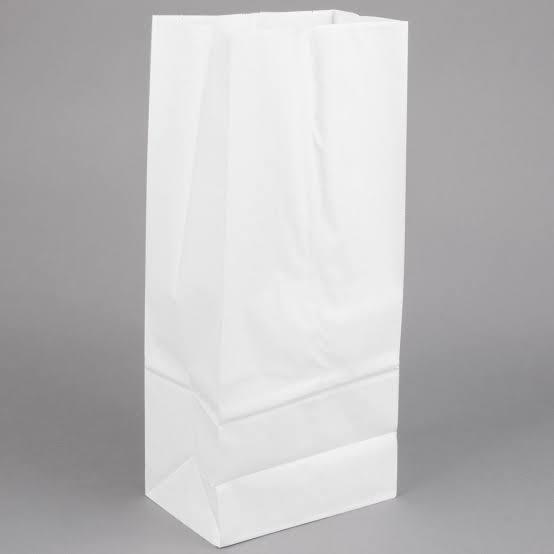 White Paper Bags, for Shopping, Pattern : Plain, Printed