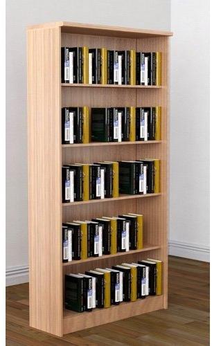 Wood library book rack