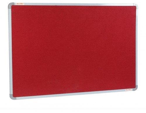 Rectangle Aluminium pin up board, for Office, Color : Maroon