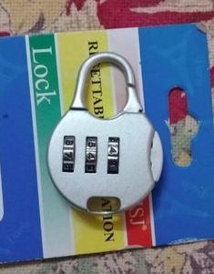 Aluminum Non Coated Combination Lock, for Luggage Safety