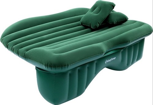 Horizontal PVC Plastic Backseat Air Bed, Color : Green