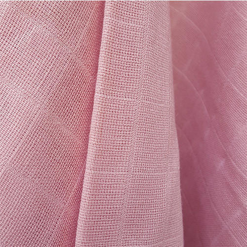 Plain,Dyed Plain Pink Muslin Fabric, for Clothing
