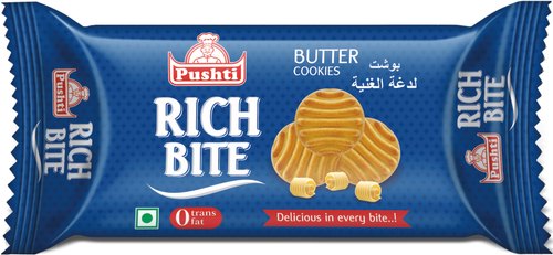 Round Rich Bite Butter Cookies, Packaging Type : Box