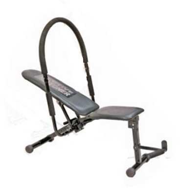 Steel abdominal bench, for Gym, Size : 128X68X125 cm