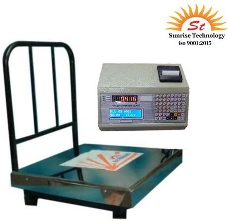 Sunrise 200 kg Label printer platform scale, Display Type : Digital