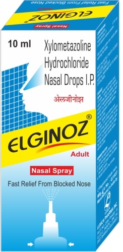 Elginoz Nasal Drops, Packaging Size : 10 ml
