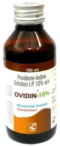 Ovidin-10% Solution, Features : Best Dressing liquid., Povidone Iodine solution.