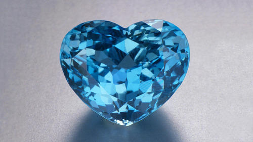 Polished Gemstone Aquamarine Birthstone, for Jewellery