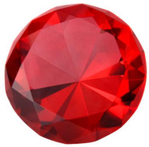 Polished Gemstone Ruby Birthstone, for Jewellery