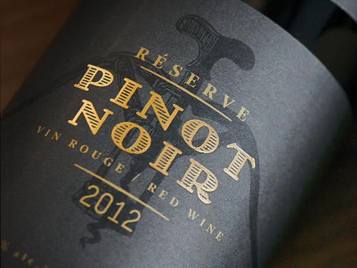 Printed Paper Hot Foil Label