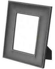 Leather Photo Frame, Color : Black