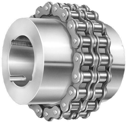 Round Cast Iron Chain Couplings, Color : Silver