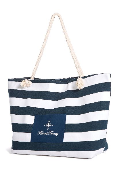 Cotton bag with rope handle