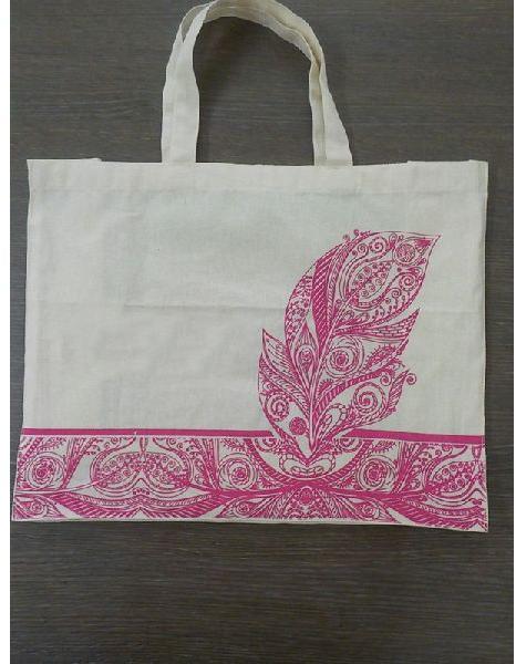 Cotton printed handled bags