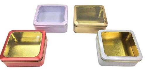 Square Tin Boxes