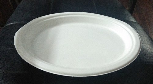 Round Paper Salad Plate, for Restaurant, Color : White