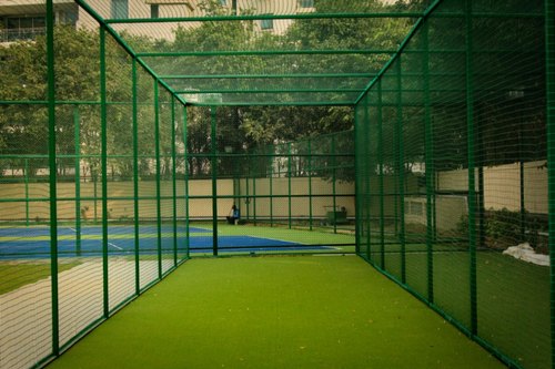 Polyethylene Artificial Cricket Net Pitch, Color : Green