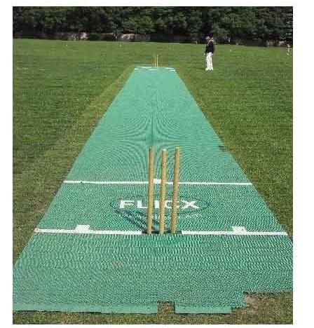Grass Artificial Cricket Pitch, Color : Green