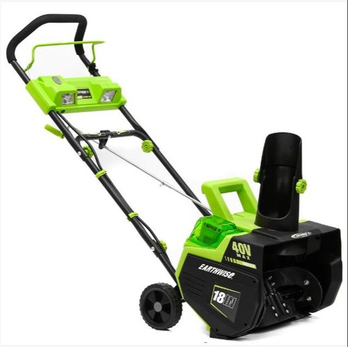 Metal Snow Thrower, Color : Green Black