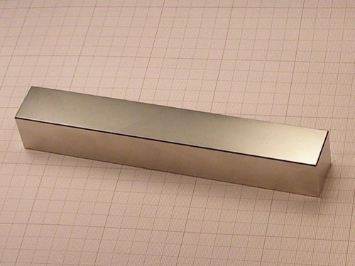 Neodymium Bar Magnet, Color : Silver