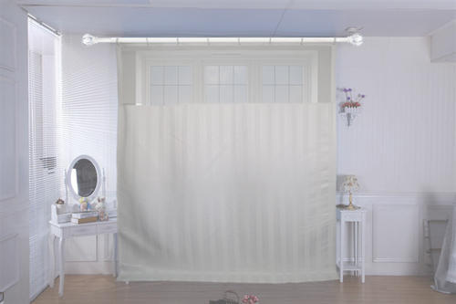 Cotton Plain Hospital Bed Curtains, Color : White