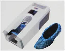 ABS Plastic Automatic Shoe Cover Dispenser, for Laboratory, Color : Black, GRey, Silver, White