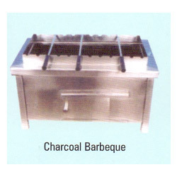 Rectangular Non Polished Cast Iron Charcoal Barbecue Grill, Color : Black, Grey
