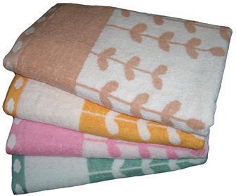 Sports towel, Pattern : Plain, Printed