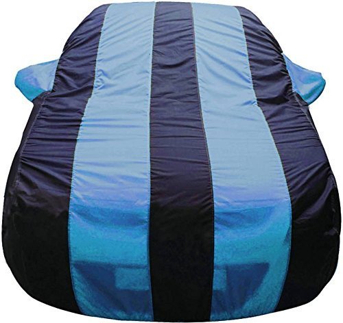 Polyester Car Body Cover, Color : Navy Blue, Light Blue 