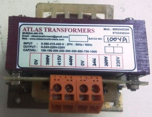 Atlas Two Phase Transformer, Cooling Type : Dry type/Air cooled