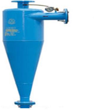 Hydrocyclone Sand Separator, Color : Blue