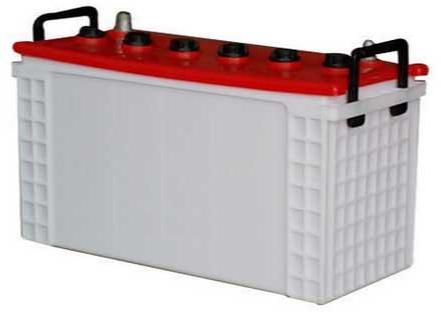 Rectangular ABS Solar Battery Container, Color : Red, White