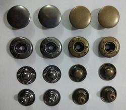 Round Metal Snap Button, for Leather Bags, Jackets, Shoes
